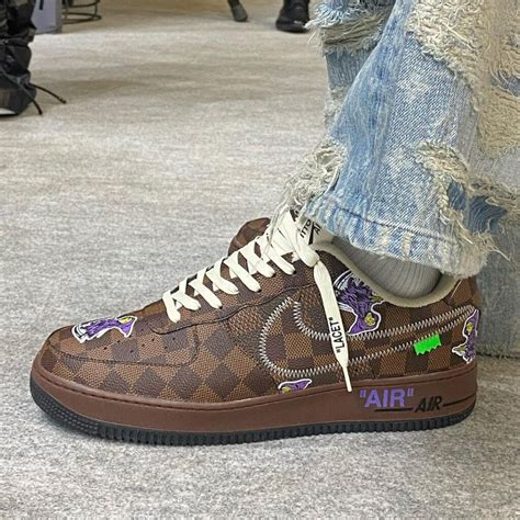 louis vuitton x nike air force 1 collaboration